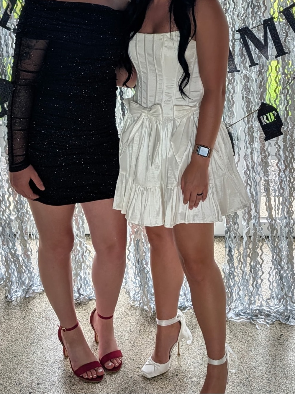 White Mini Dress- Homecoming/Bachelorette/Bridal Shower